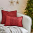 KISSENHÜLLE Rot 50/50 cm - Rot, KONVENTIONELL, Textil (50/50cm) - X-Mas
