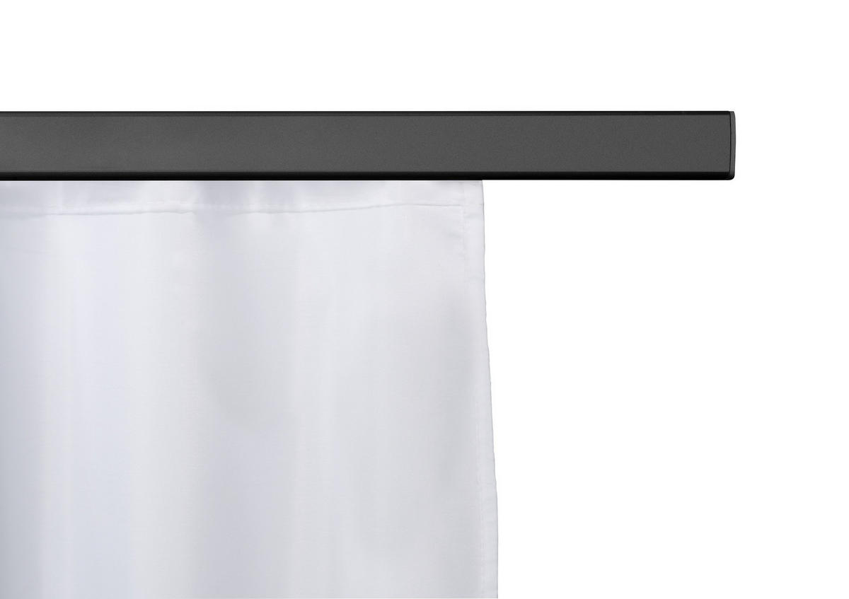DUSCHSTANGE - Schwarz, KONVENTIONELL, Metall (2/125-210cm) - Schöner Wohnen