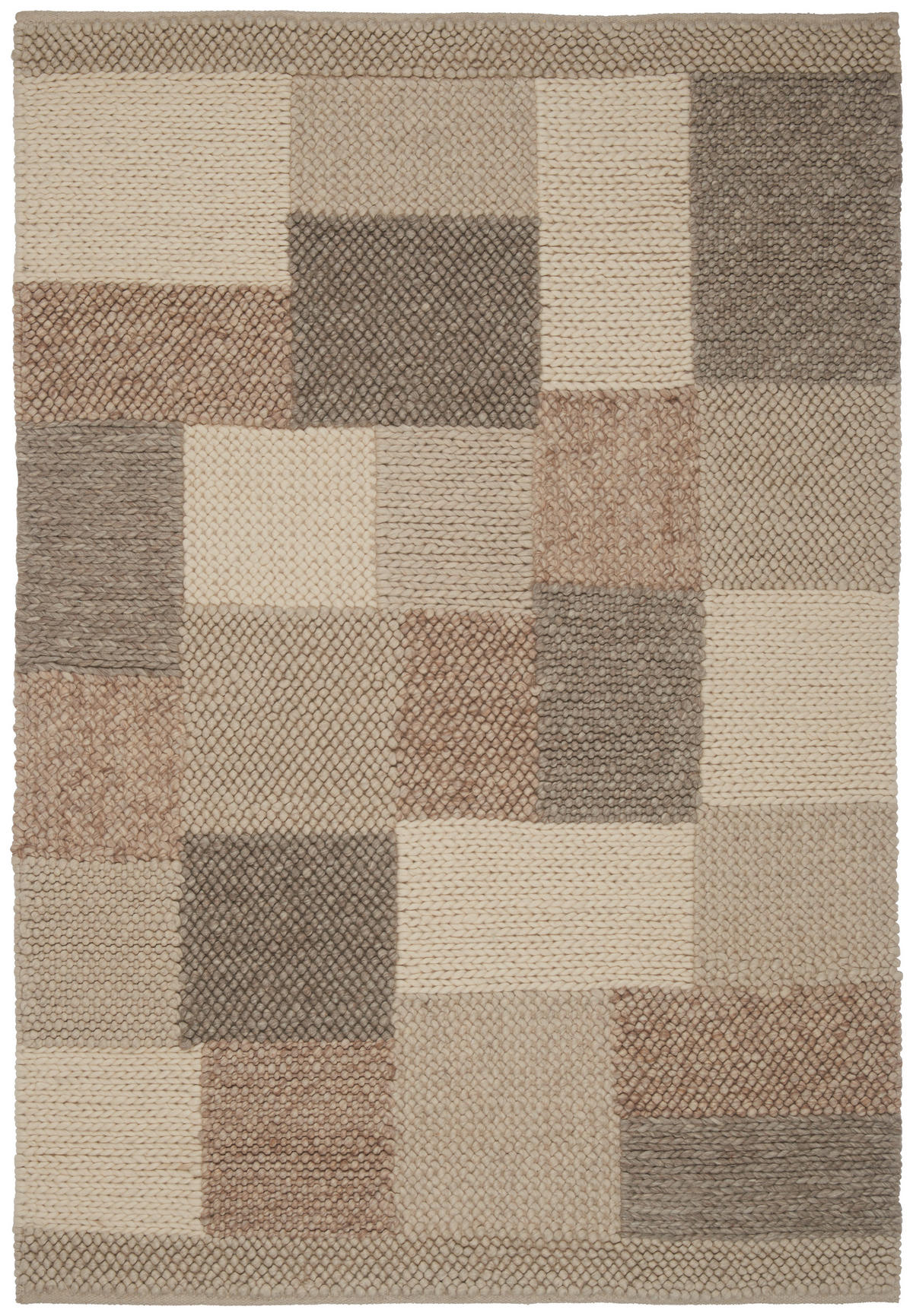 HANDWEBETEPPICH Nordic 130/190 cm Nordic  - Beige/Naturfarben, Lifestyle, Textil (130/190cm) - Linea Natura