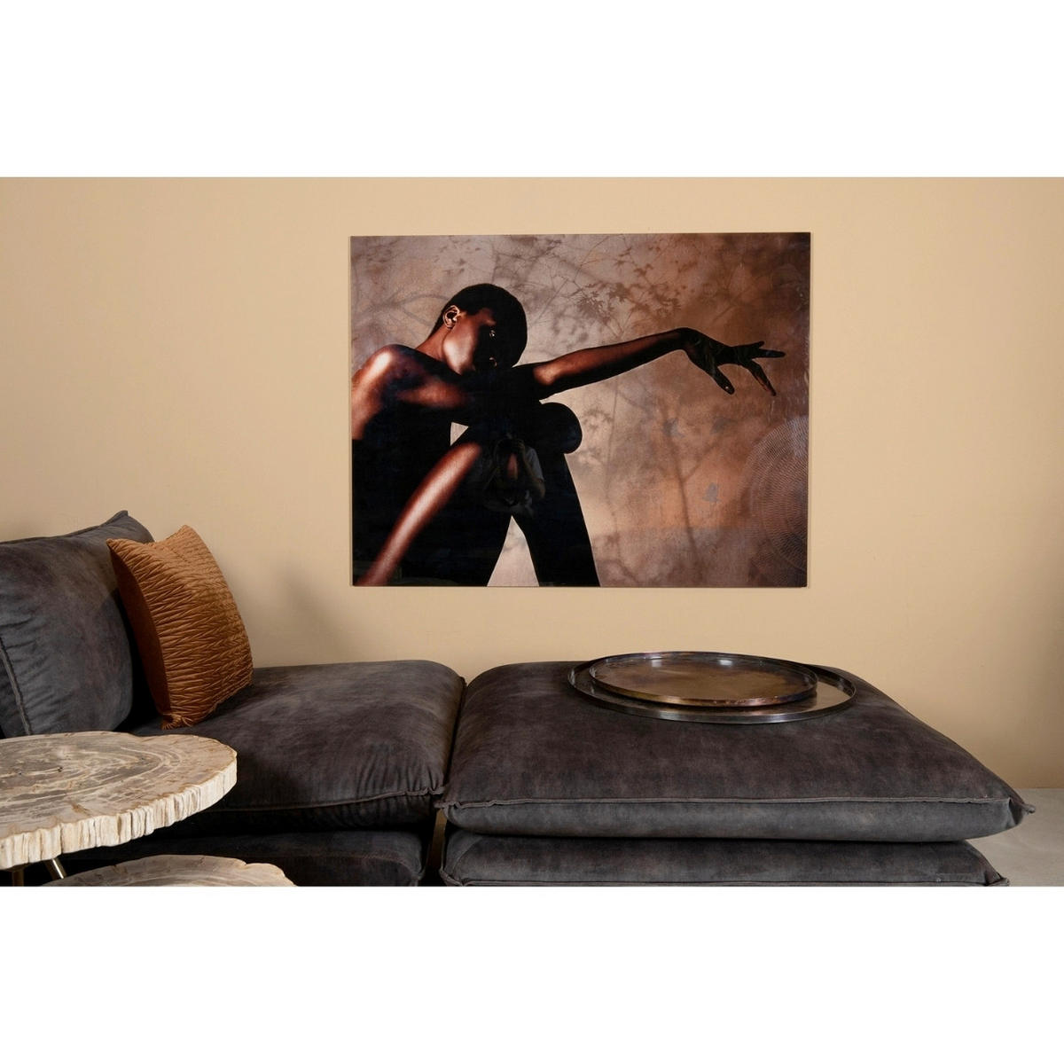 STAKLENA SLIKA    - Beigebraun, Basics, staklo (130/0.5/100cm)