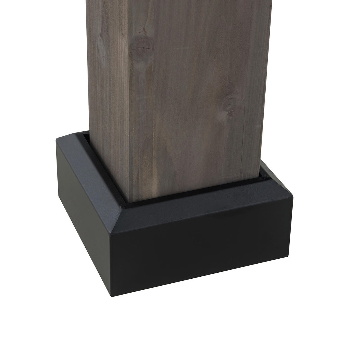 PAVILLON 450/320/390 cm   - Schwarz/Grau, Basics, Holz/Metall (450/320/390cm)