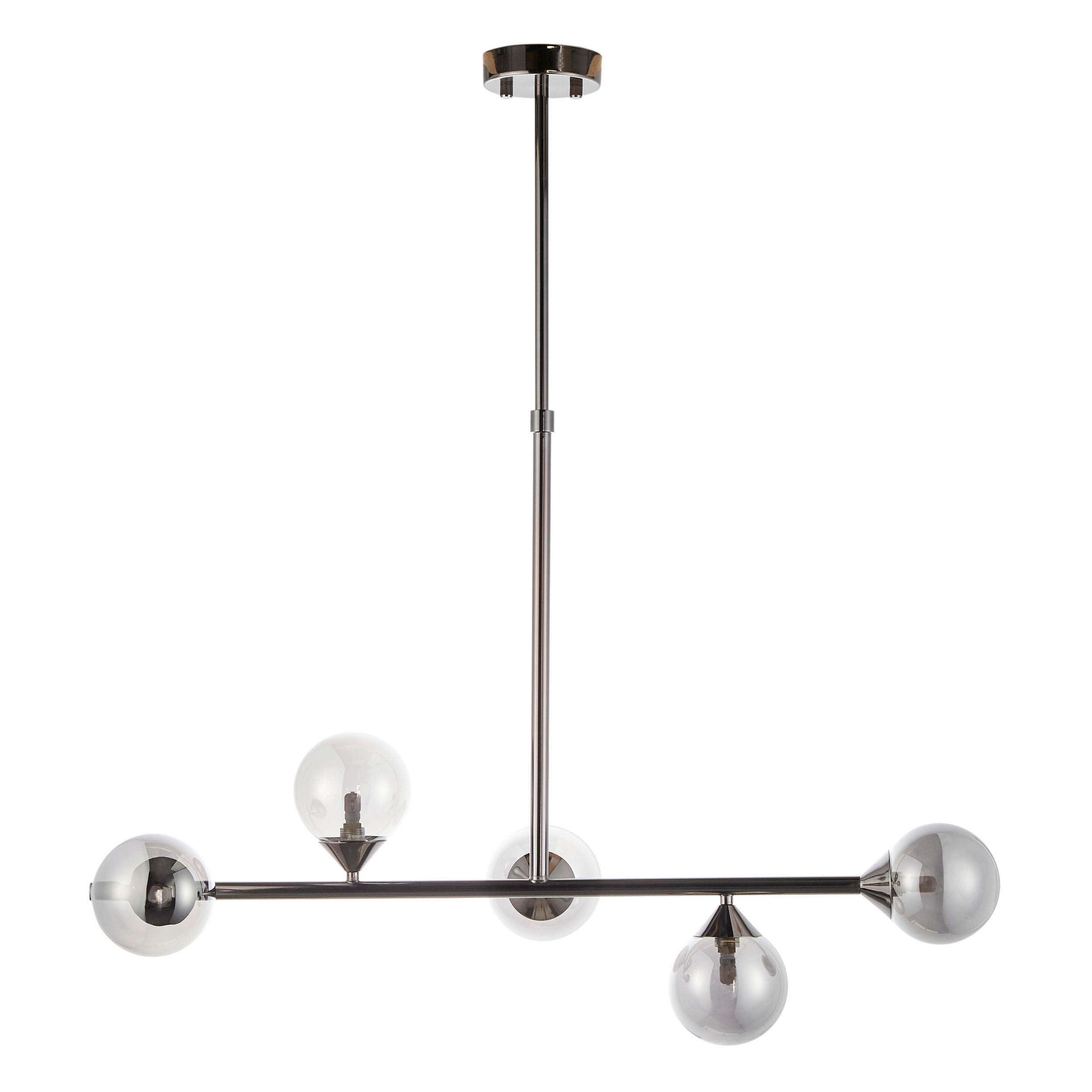 HÄNGELEUCHTE 90/30/117 cm  - Schwarz, Basics, Glas (90/30/117cm) - ENDON