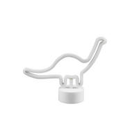 STOLNÁ LED LAMPA, 27/8,5/20,5 cm - biela, Trend, plast (27/8,5/20,5cm)