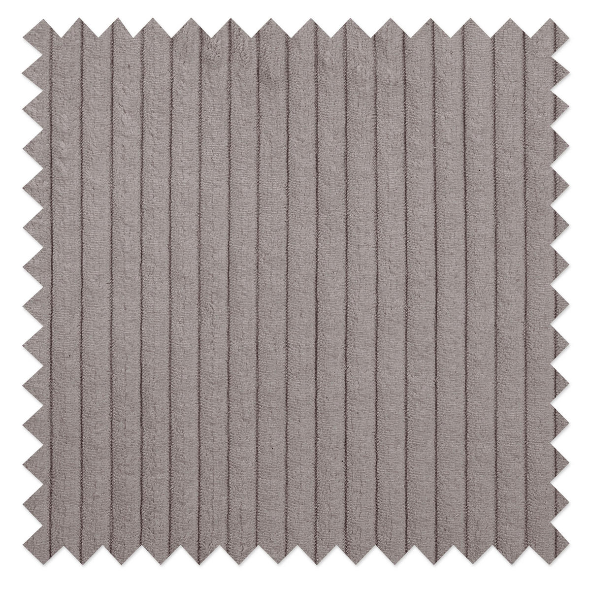 ECKSOFA inkl. Hocker Ariella Grau Cord  - Naturfarben/Grau, Design, Holz/Textil (161/231cm) - Livetastic