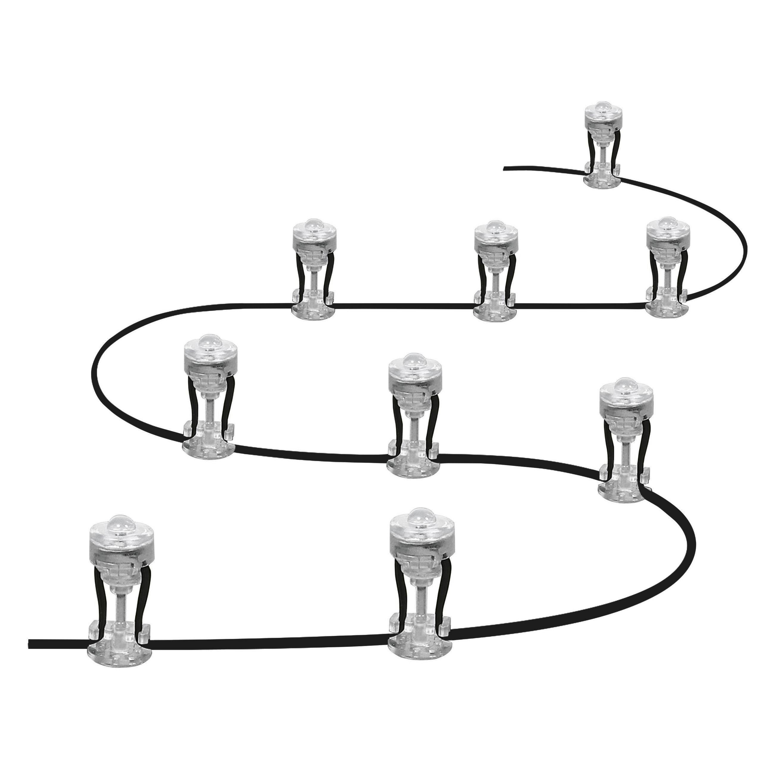 LICHTERKETTE  - Transparent, Basics, Kunststoff (2,3/2,3/9,6cm) - Ledvance