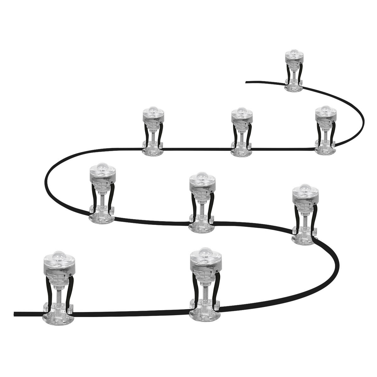 LICHTERKETTE  - Transparent, Basics, Kunststoff (2,3/2,3/9,6cm) - Ledvance