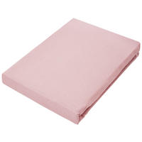 SPANNLEINTUCH 180-200/200 cm Jersey  - Rosa, Basics, Textil (180-200/200cm) - Novel