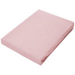 SPANNLEINTUCH 150/200 cm Jersey  - Rosa, Basics, Textil (150/200cm) - Novel