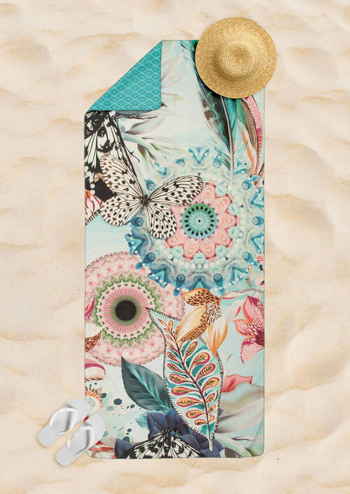 SPORTHANDTUCH 75/180 cm Multicolor  - Multicolor, Trend, Textil (75/180cm)