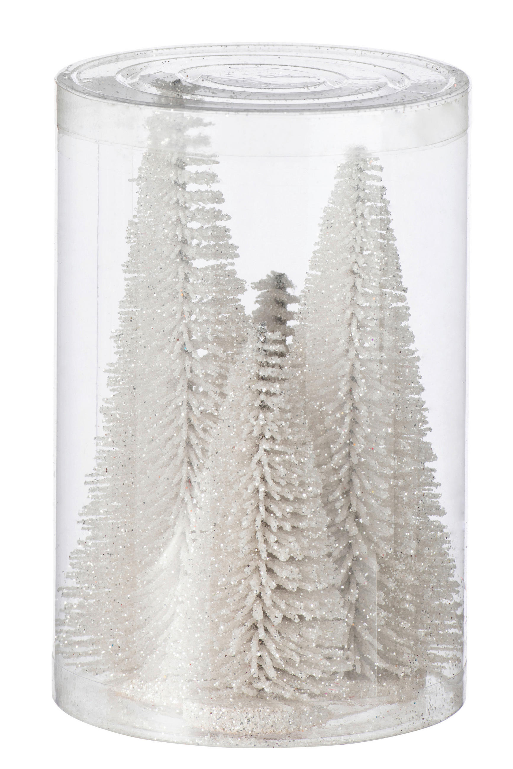 DEKOWEIHNACHTSBAUM Weiss  - Weiss, Basics, Holzwerkstoff/Kunststoff (10/10/15cm)