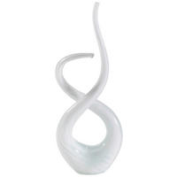 SKULPTUR - Weiß, Basics, Glas (15/45/8cm) - Ambia Home