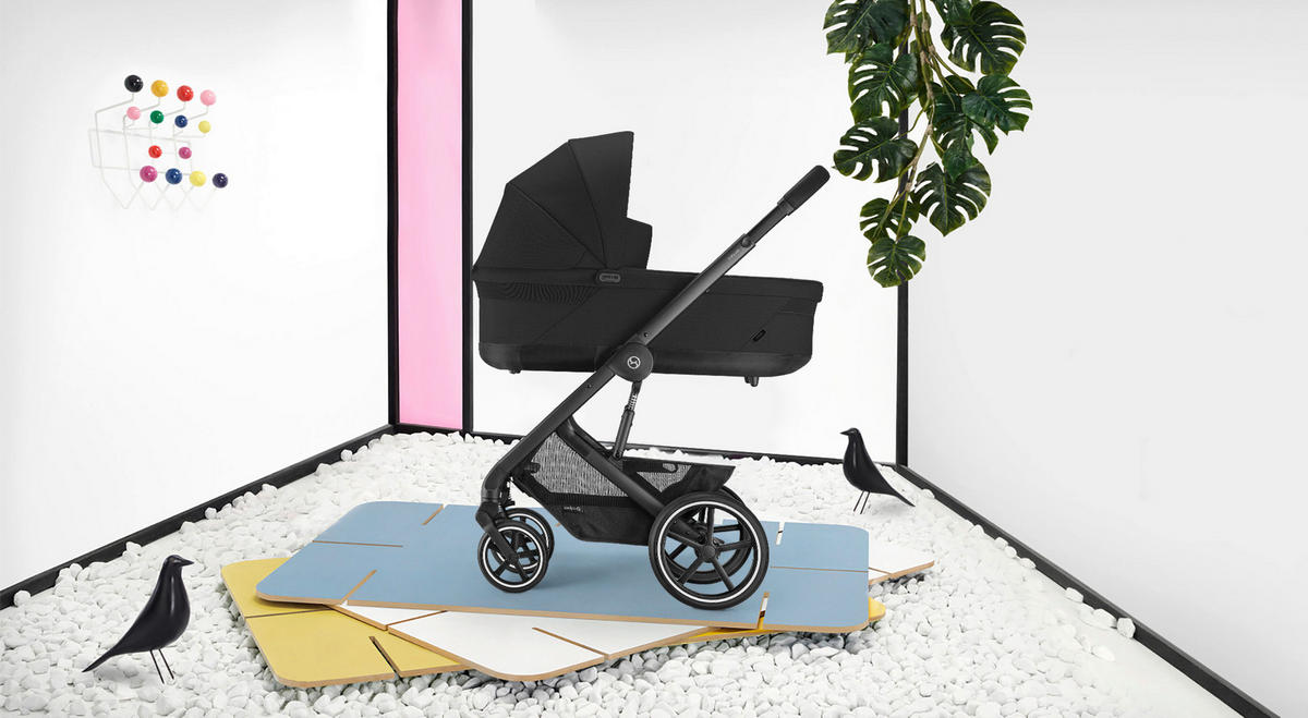 KINDERWAGENSET  Balios S Lux 3-in-1  Moon Black  - Basics (81/60/100cm) - cybex GOLD