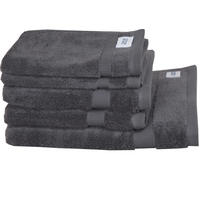 FROTTIERSET SW-Cuddly Anthrazit 5-teilig  - Anthrazit, Basics, Textil - Schöner Wohnen