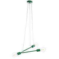 PENDELLEUCHTE 65/10/75 cm   - Grün, Design, Metall (65/10/75cm)