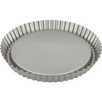 OBSTKUCHENFORM  - Grau, Basics, Metall (28/3,5cm) - Birkmann