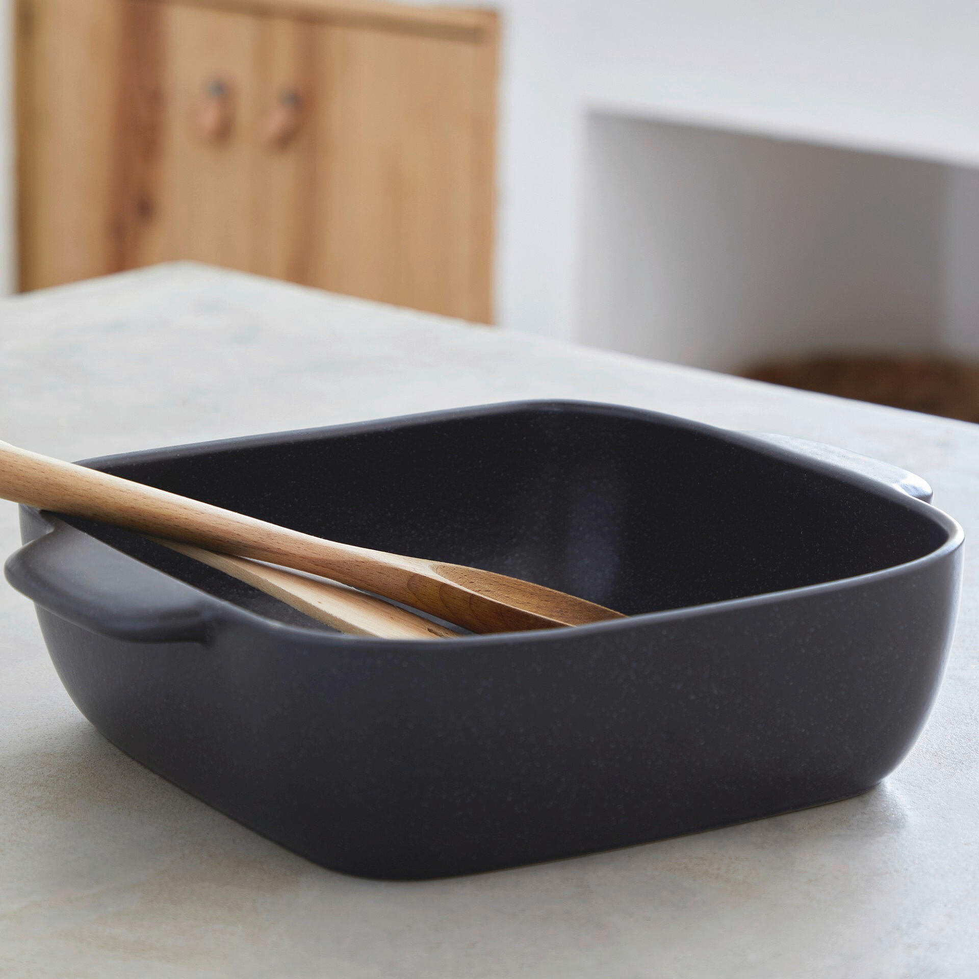 AUFLAUFFORM Keramik Feinsteinzeug  - Anthrazit, Basics, Keramik (31/31/8cm) - Costa Nova