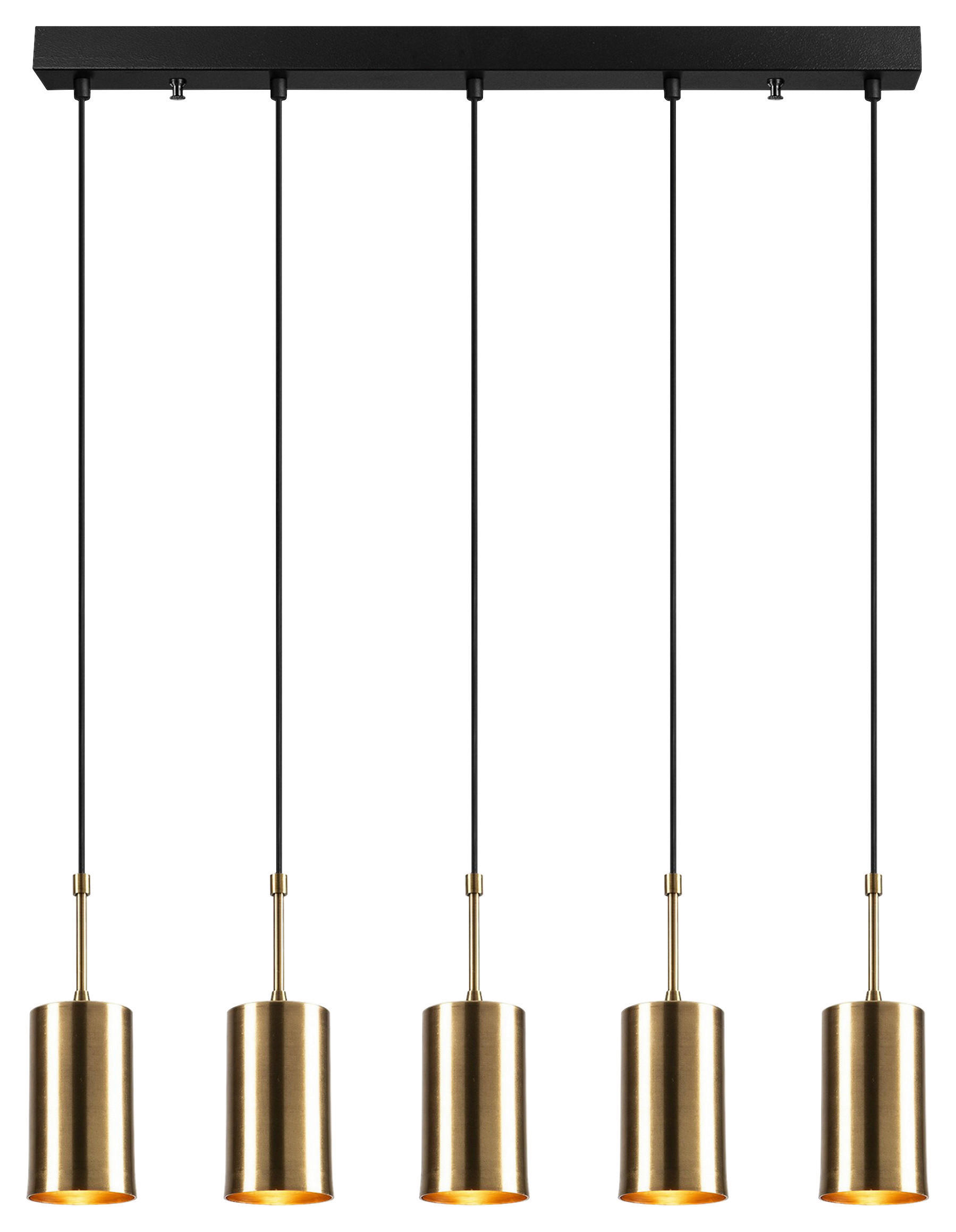 DECKENLEUCHTE 120/79/9 cm   - Goldfarben, Trend, Metall (120/79/9cm) - P & B