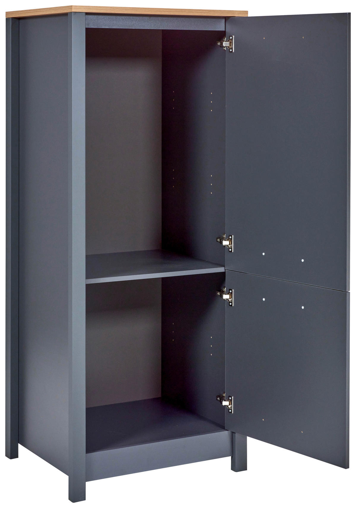 ELEMENT ZA UGRADBENE UREĐAJE    - hrast Artisan/antracit, Moderno, drvni materijal/metal (70/167/60cm) - home24