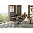 RELAXSESSEL in Leder Greige  - Greige/Schwarz, Design, Leder/Metall (76/110/86cm) - Dieter Knoll