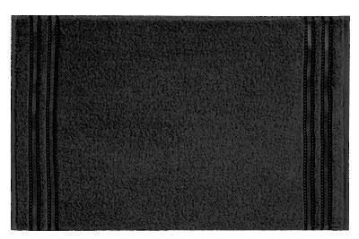 GÄSTETUCH Cult de Luxe 2-teilig  - Schwarz, Basics, Textil (30/50cm) - Vossen