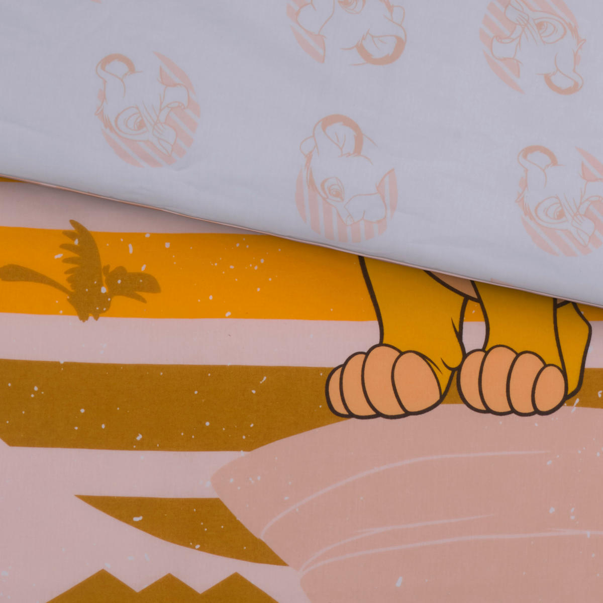 BABYBETTWÄSCHE König der Löwen Fotogewebe 100/135 cm  - Multicolor, Trend, Textil (100/135cm) - Disney