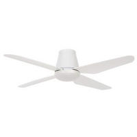 DECKENVENTILATOR - Weiß, Design, Kunststoff (122/21cm) - P & B