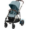 KINDERWAGEN E-GAZELLE S  - Taupe/Hellblau, Basics, Kunststoff/Metall (94.5-107,5/66/100cm) - Cybex