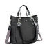 WICKELTASCHE - Schwarz, Basics, Textil (48,5/19/38cm) - Lässig