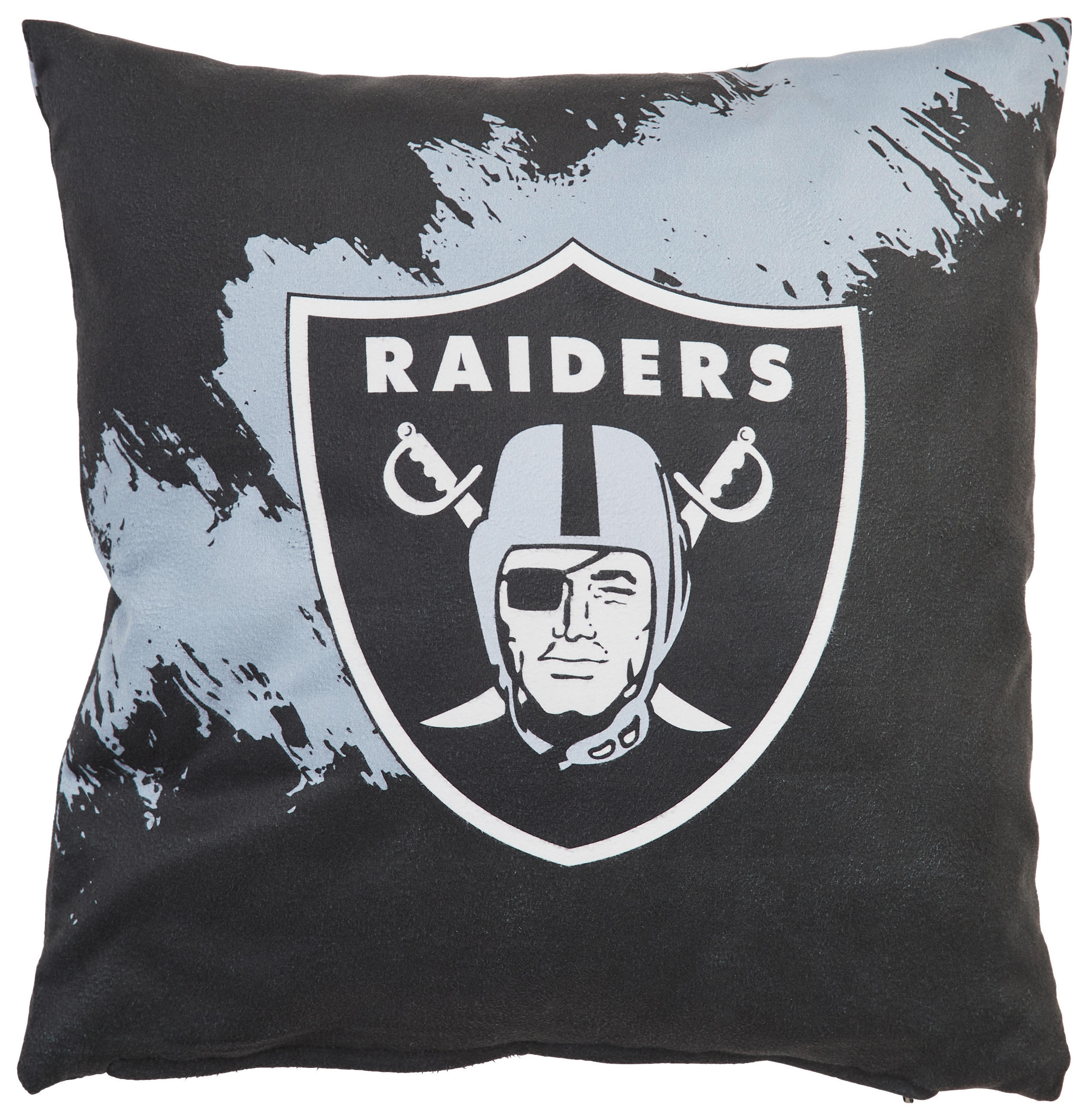 KISSENHÜLLE NFL Las Vegas Raiders 40/40 cm  - Schwarz, LIFESTYLE, Textil (40/40cm)