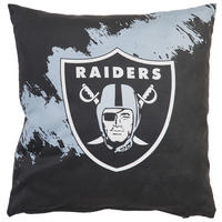 KISSENHÜLLE NFL Las Vegas Raiders 40/40 cm  - Schwarz, LIFESTYLE, Textil (40/40cm)