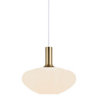 HÄNGELEUCHTE 35/330 cm  - Messingfarben/Schwarz, Basics, Glas/Metall (35/330cm) - Nordlux