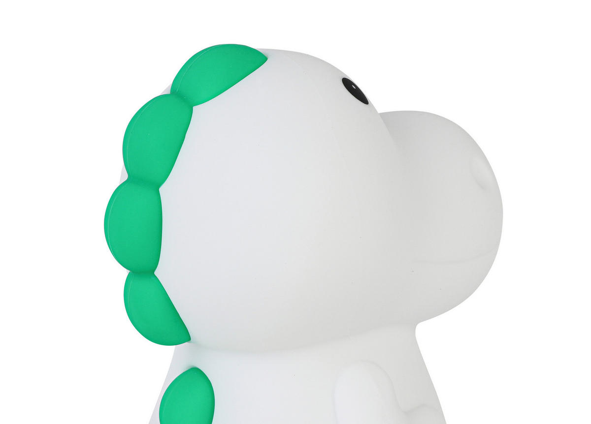 NOĆNO SVETLO - bela, Trendi, plastika (8,5/13,5/13,8cm) - Novel