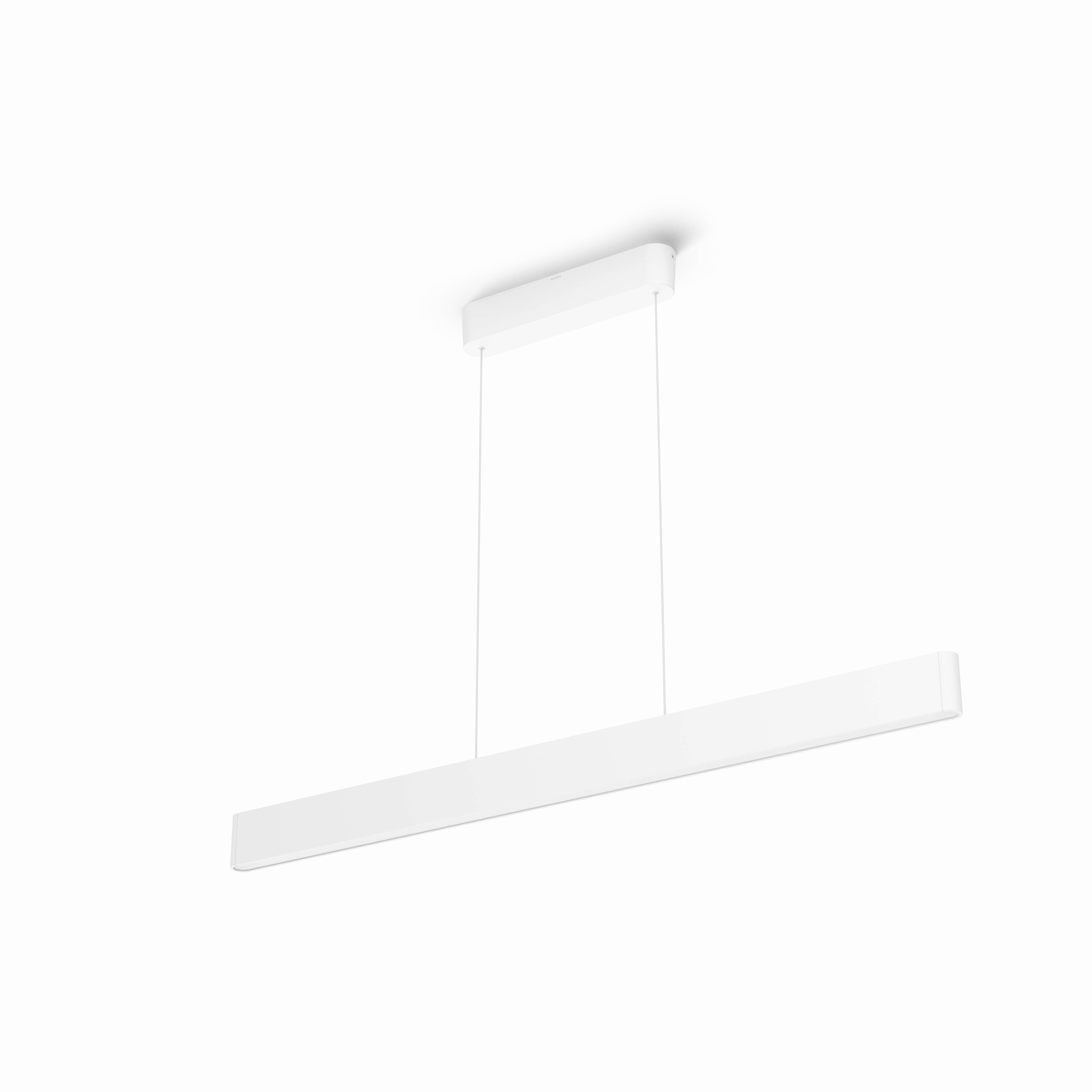 LED-HÄNGELEUCHTE Hue White & Color Ambiance Ensis 129,8/4/9 cm   - Weiß, Design, Kunststoff/Metall (129,8/4/9cm) - Philips HUE