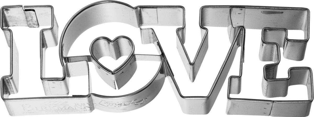 KEKSAUSSTECHFORM - Edelstahlfarben, Basics, Metall (11/3,6/2,5cm) - Birkmann