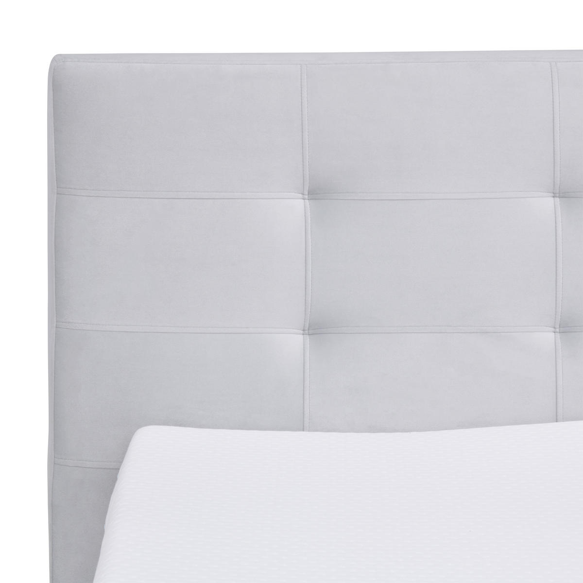 BOXSPRINGOVÁ POSTEĽ, 180/200 cm, sivá - čierna/sivá, Modern, kartón/drevo (180/200cm) - MID.YOU