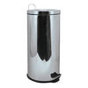 ABFALLSAMMLER 30 L  - Silberfarben/Schwarz, Basics, Kunststoff/Metall (29,5/63,5/29,5cm) - Spirella