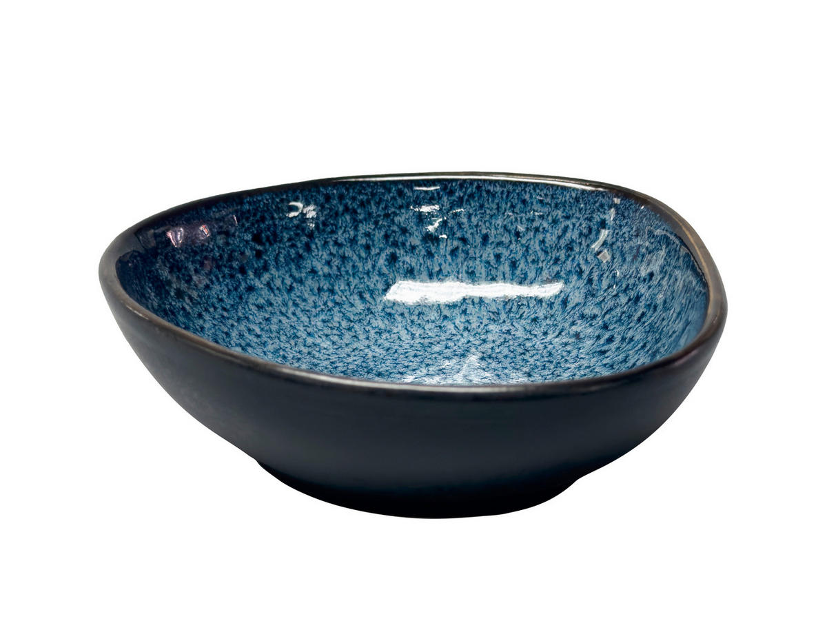 SCHALE SØREN BLUE   - Blau, Trend, Keramik (13/12,5cm) - Novel