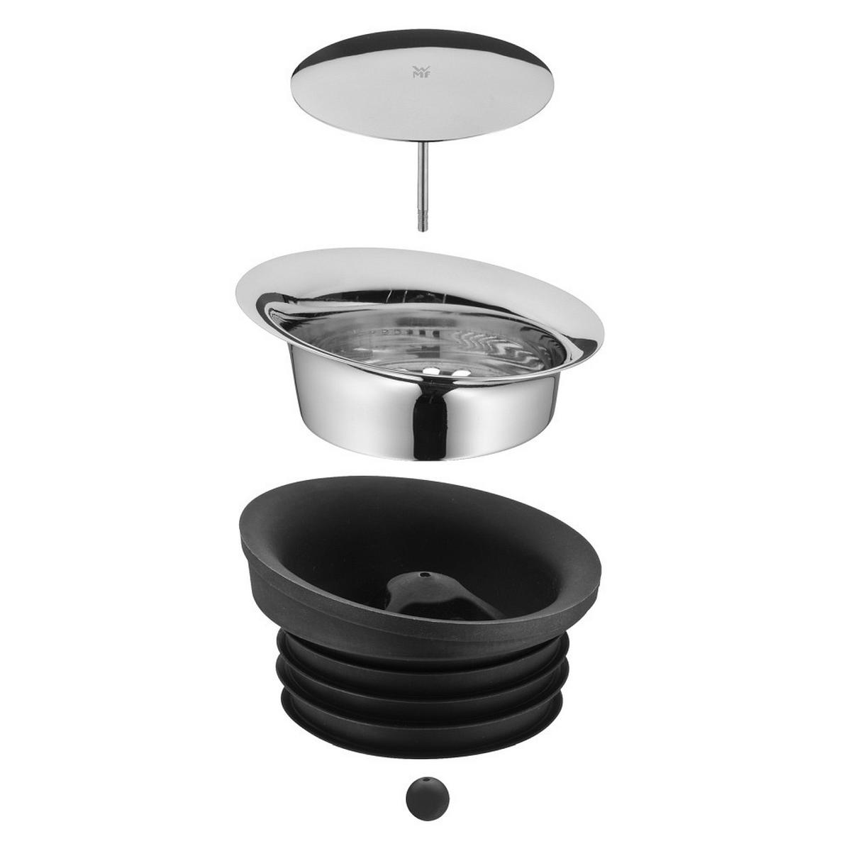 WASSERKARAFFE 1,5 l  - Schwarz, Konventionell, Glas/Kunststoff (15/31cm) - WMF