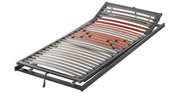 LATTENROST TOPFORM SPRINT KF 80/200 cm Kopfteil, Fußteil verstellbar, Birke - Graubraun/Rot, Basics, Holz (80/200cm) - Novel