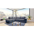 ECKSOFA Anthrazit Chenille  - Anthrazit/Schwarz, KONVENTIONELL, Kunststoff/Textil (212/275cm) - Carryhome
