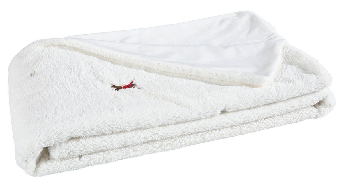 WOHNDECKE WINTERWORLD 150/200 cm  - Multicolor/Weiß, LIFESTYLE, Textil (150/200cm) - X-Mas