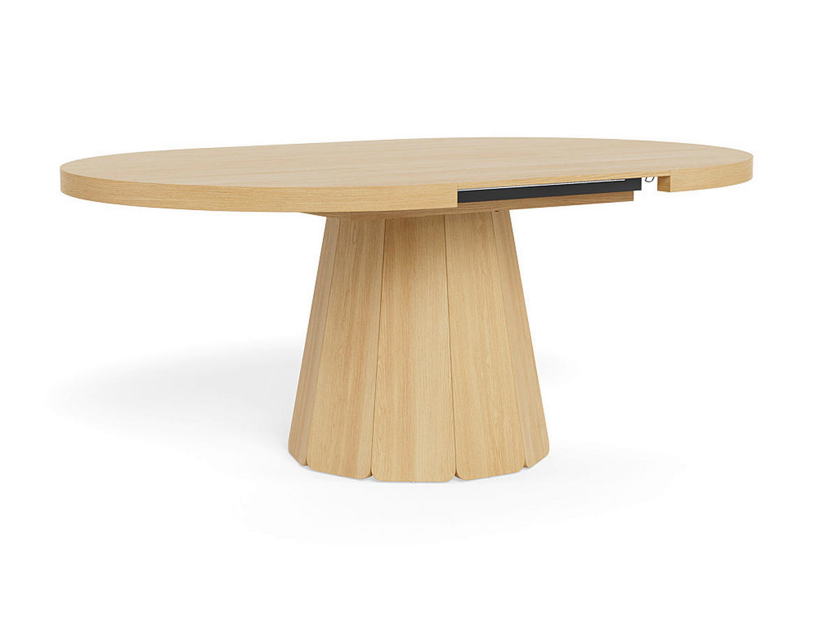ESSTISCH Nachbildung  Holzwerkstoff ausziehbar Eichefarben  - Eichefarben, KONVENTIONELL, Holzwerkstoff (120/75cm) - MID.YOU