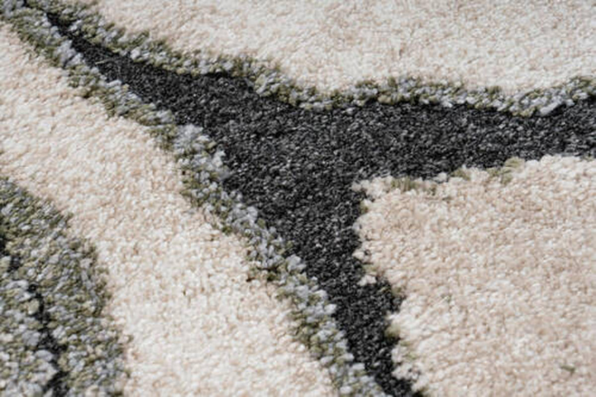 LÄUFER 80/300 cm  - Hellgrau/Grün, KONVENTIONELL, Kunststoff/Textil (80/300cm) - Obsession
