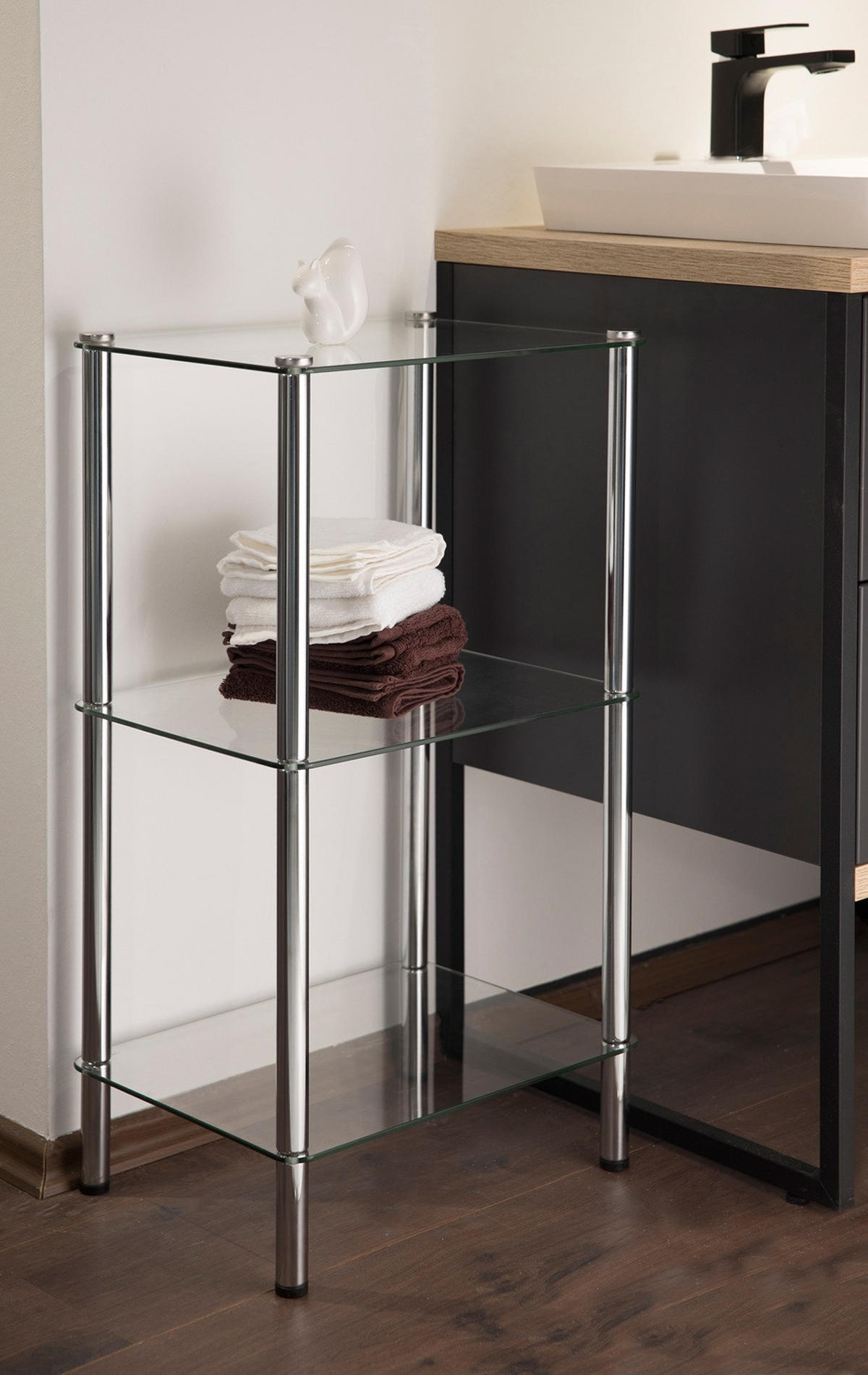 REGAL Chromfarben  - Chromfarben, Design, Glas/Metall (40/73/30cm)