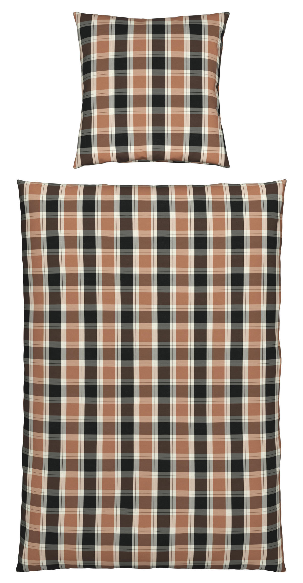 BETTWÄSCHE 2024 Flanell 135/200 cm  - Anthrazit, Textil (135/200cm) - Dieter Knoll
