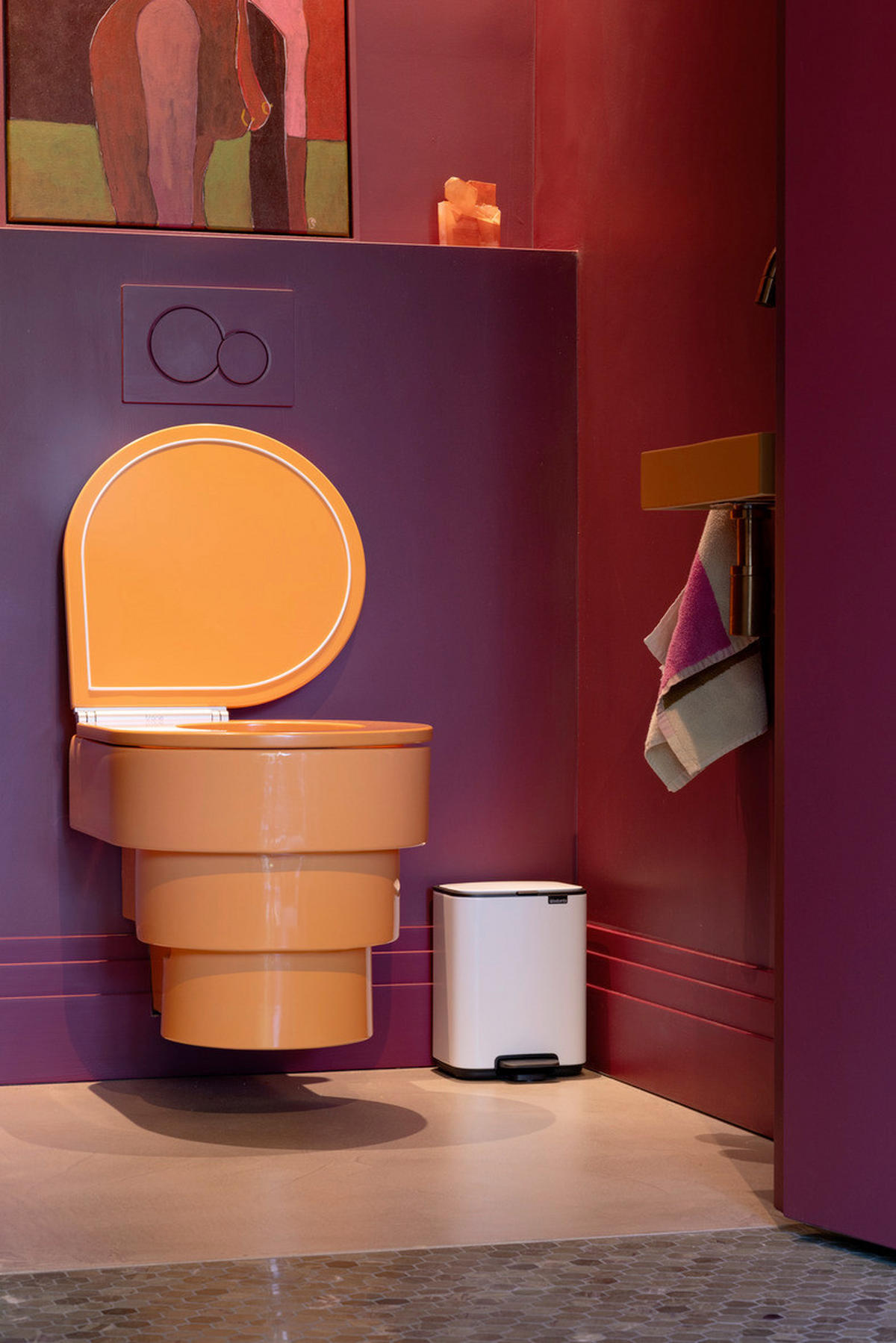 KANTA SA PAPUČICOM  4 l   - bela/antracit, Konvencionalno, metal/plastika (20/26,8/20,5cm) - Brabantia