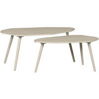 BEISTELLTISCHSET in Holzwerkstoff  - Sandfarben, Design, Holzwerkstoff - Livetastic