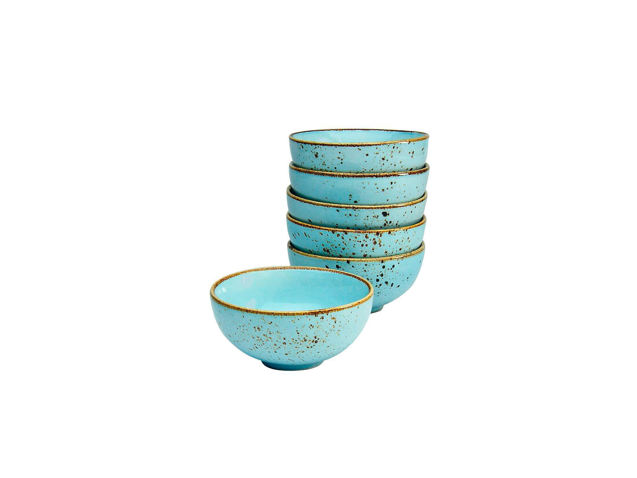 DIPSCHALENSET Keramik Steinzeug  - Pastellblau, Trend, Keramik (11,5cm) - Creatable