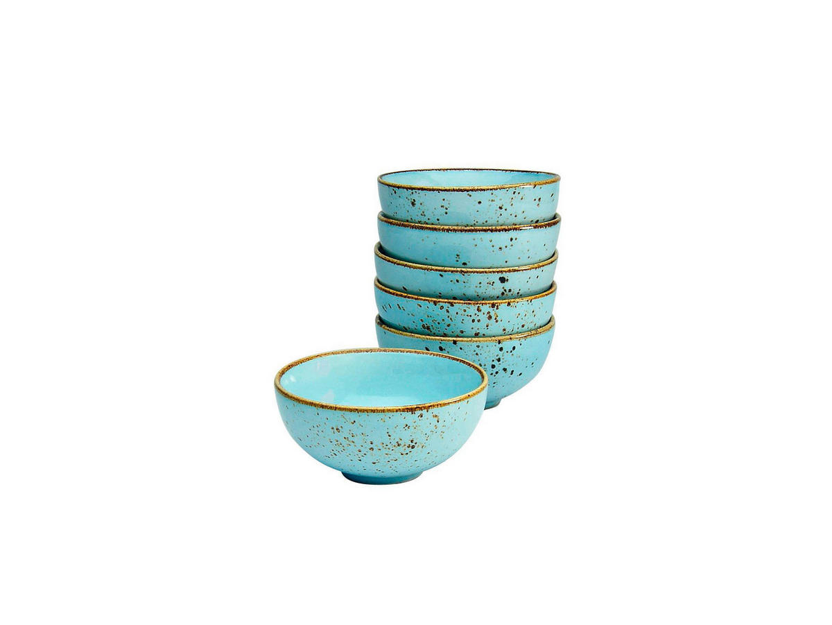 DIPSCHALENSET Keramik Steinzeug  - Pastellblau, Trend, Keramik (11,5cm) - Creatable