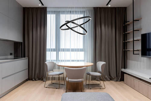 PENDELLEUCHTE 80/120 cm - Schwarz, Trend, Metall (80/120cm) - MAYTONI